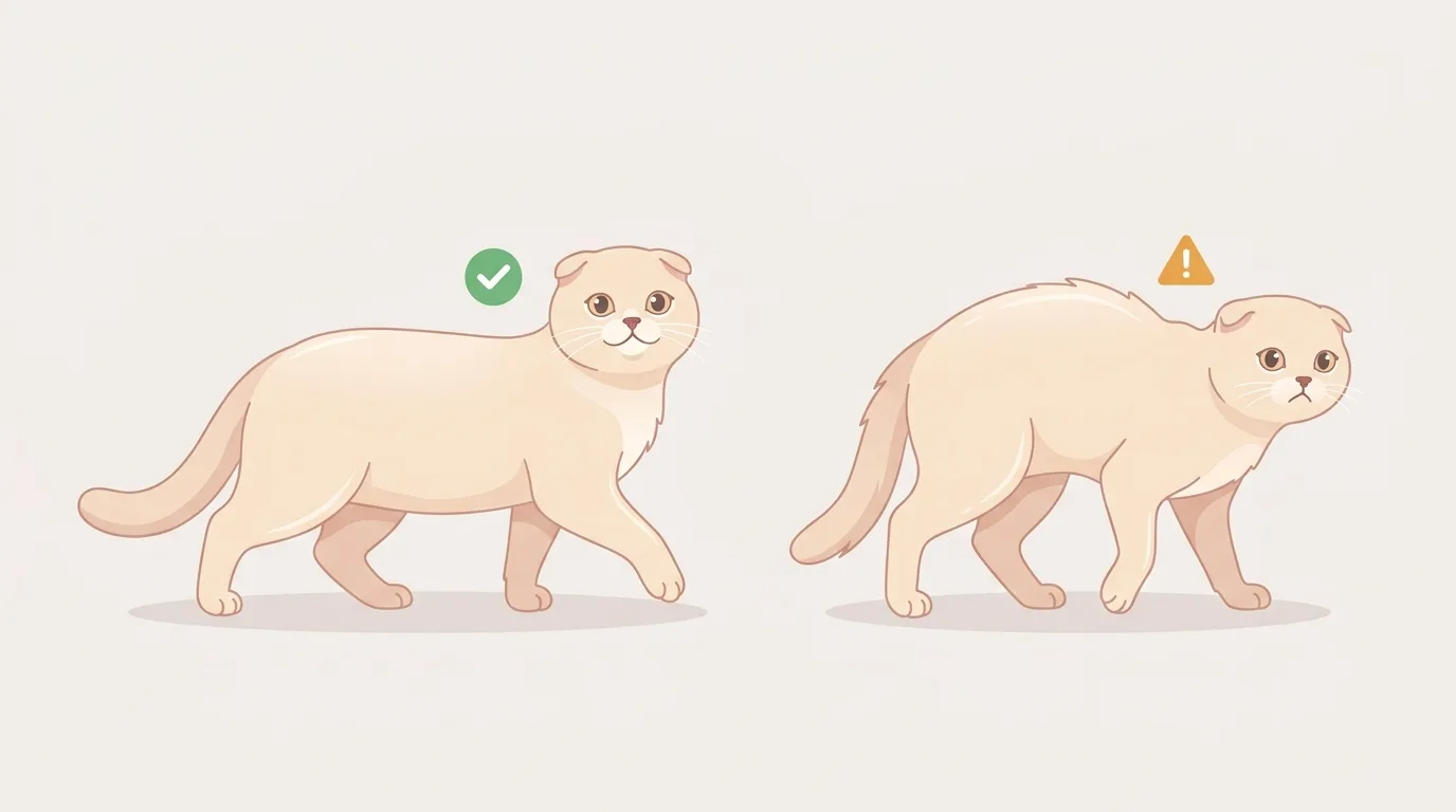 解説用イラスト: 確認關節和步態