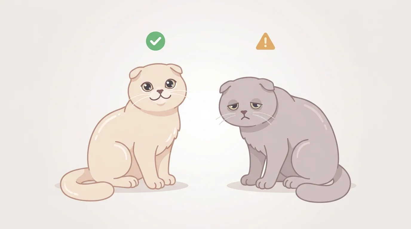 解説用イラスト: 確認氣質和健康狀態