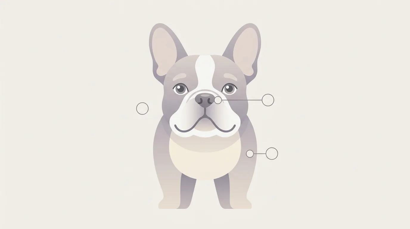 解説用イラスト: 法國鬥牛犬