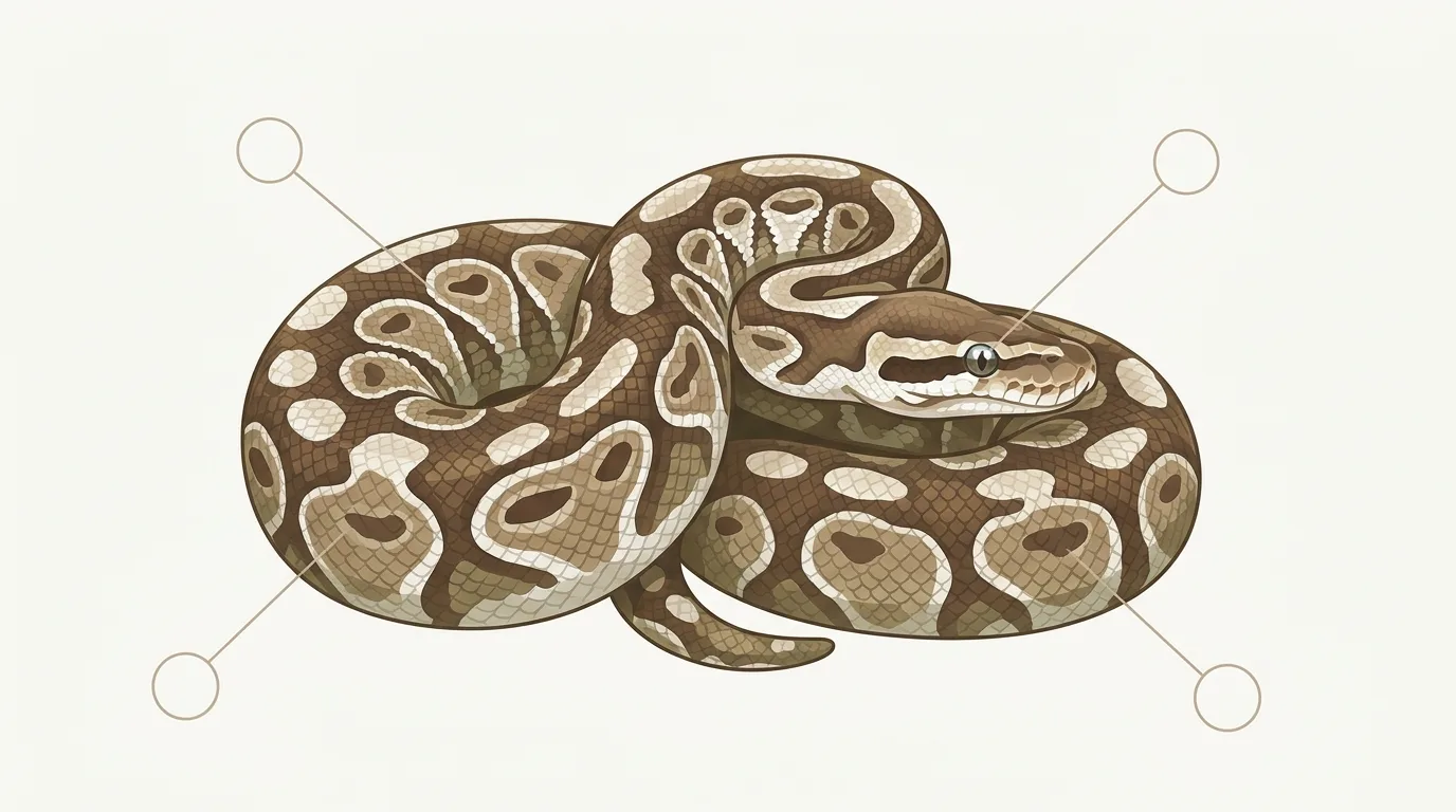 解説用イラスト: 球蟒