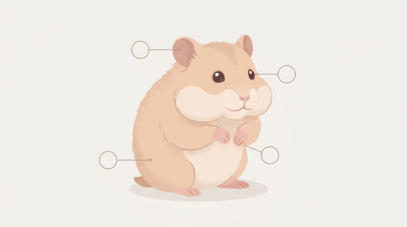 解説用イラスト: ハムスター