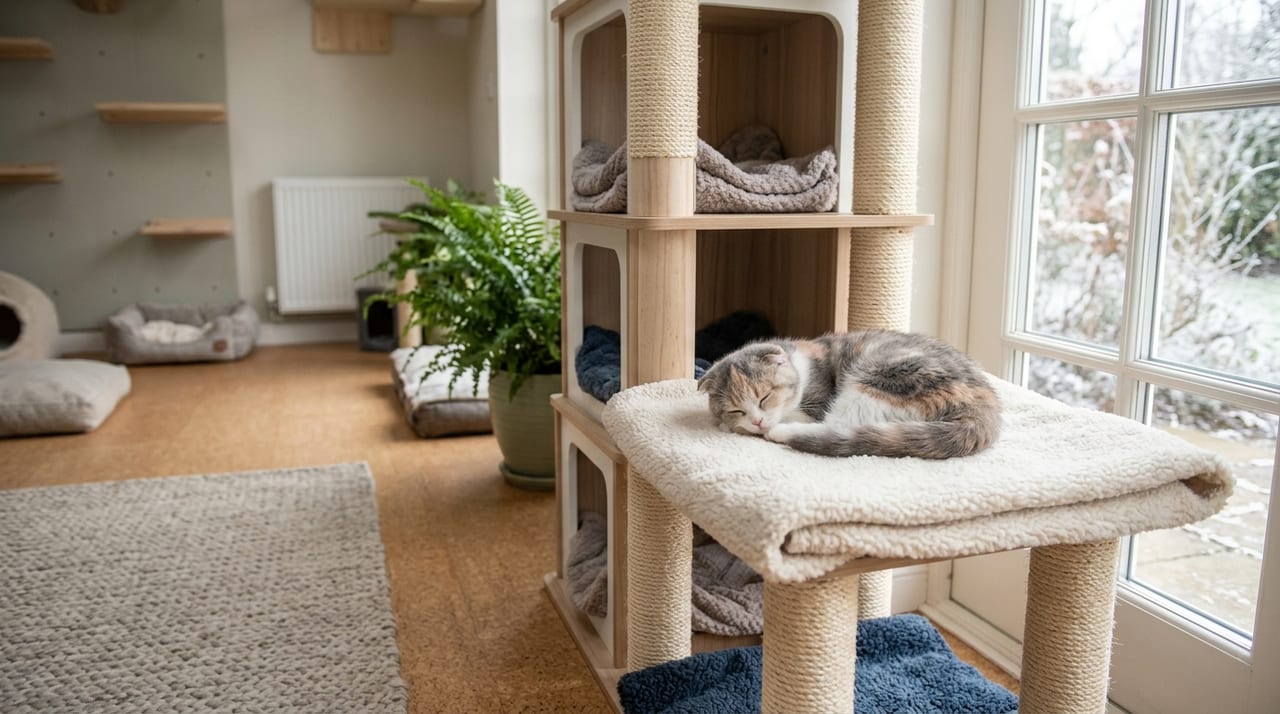Cat Winter Cold Care Complete Guide | Indoor Environment, Cold-Protection Gear, and Health Management Tips