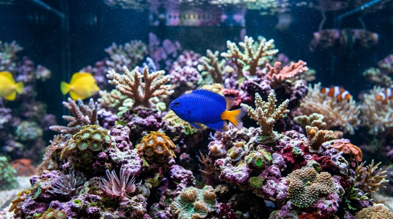 コバルトスズメダイの飼育ガイド｜海水魚入門種の飼い方・混泳・水槽管理