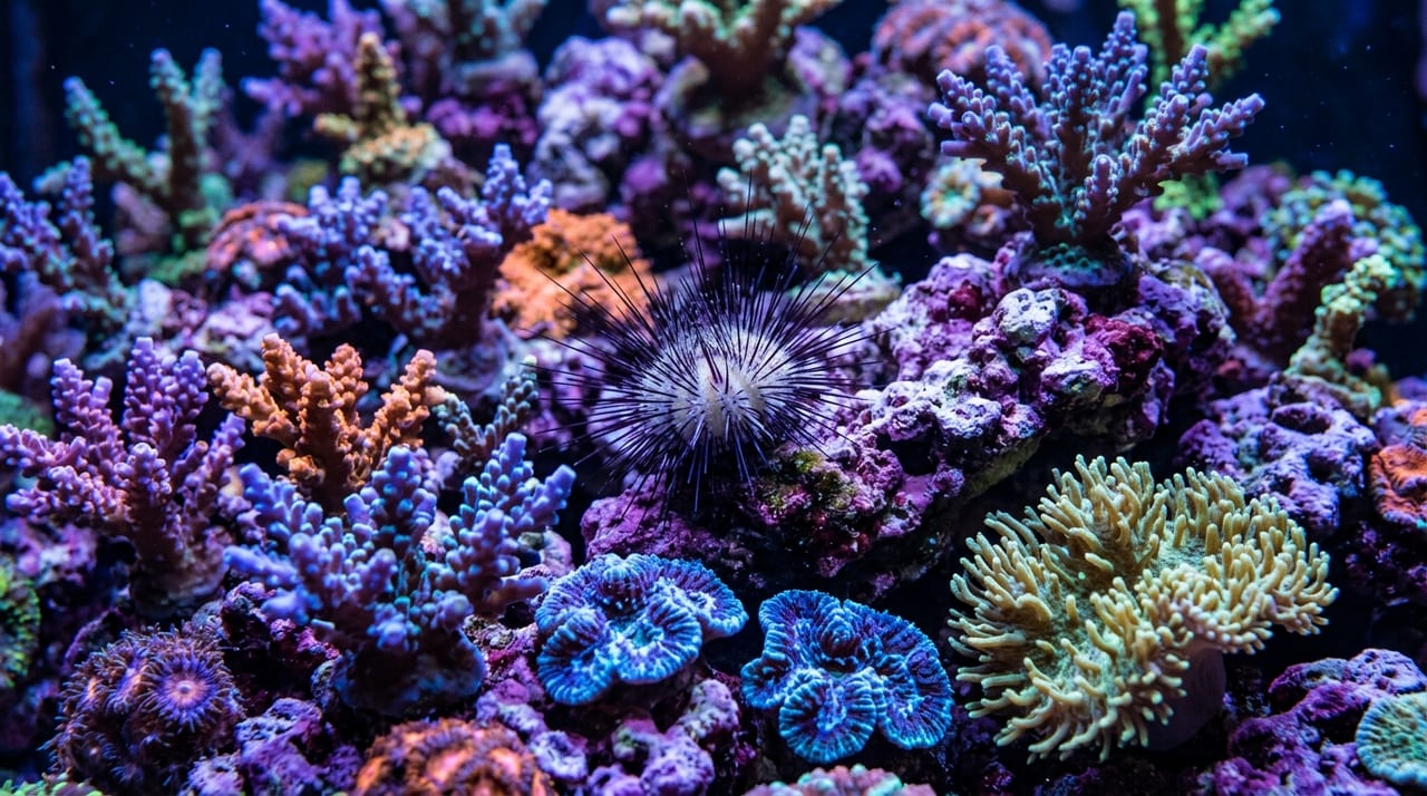 Sea Urchin Saltwater Tank Care Guide | How to Choose Species, Tank Setup, Algae-Eating Ability, and Precautions