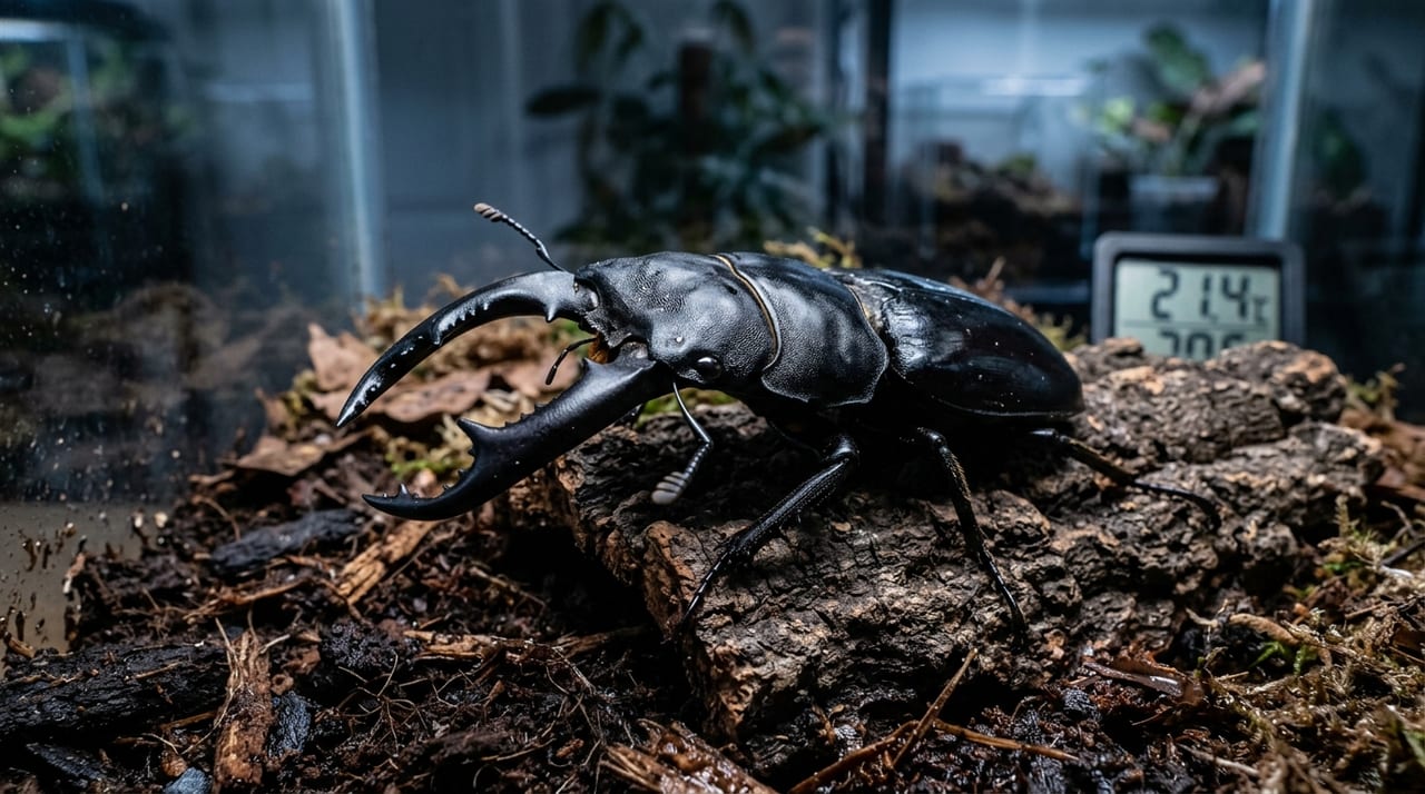 オオクワガタ幼虫の飼育管理ガイド｜菌糸ビン・マット・温度管理と大型化のコツ