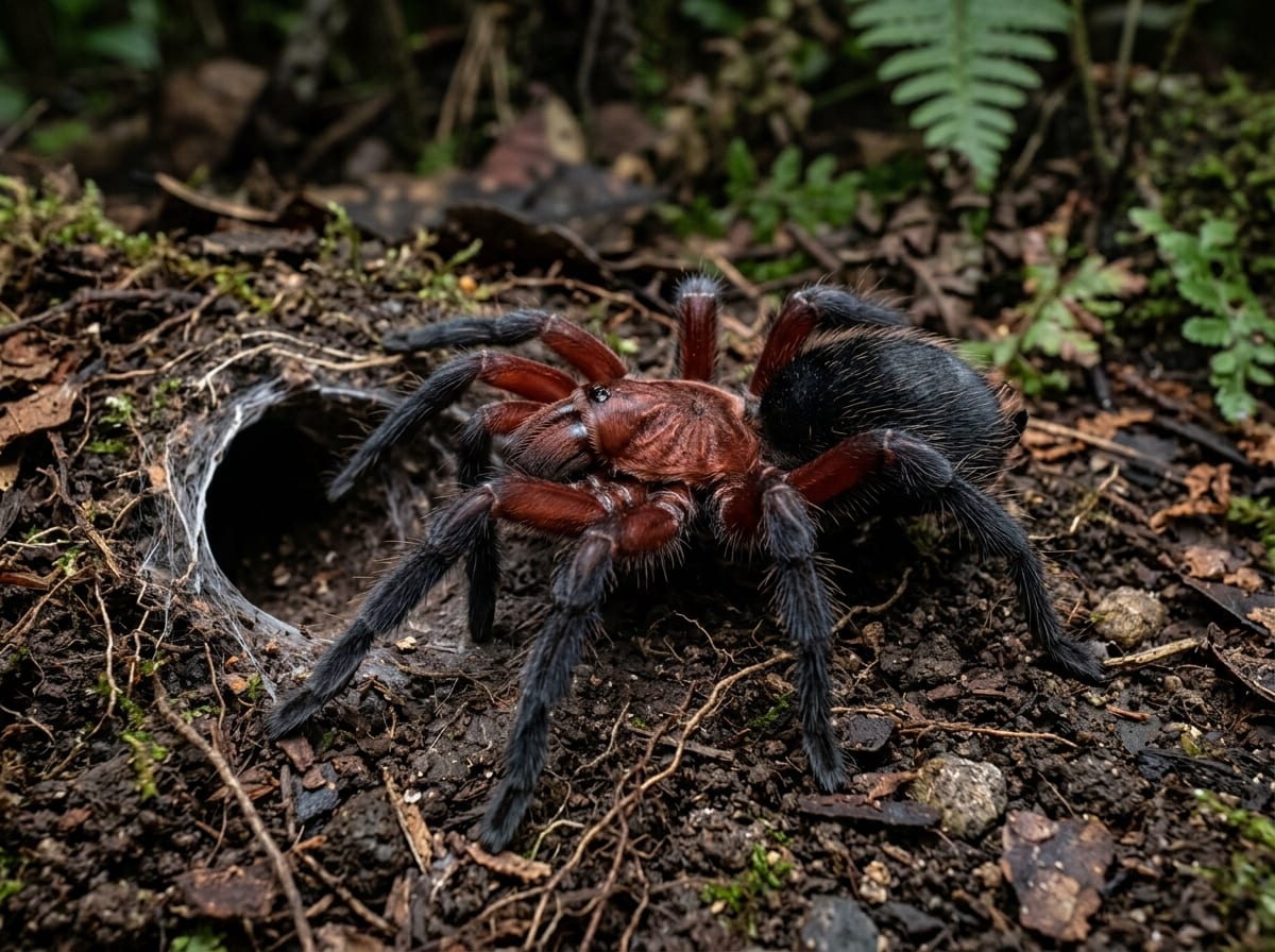 新几内亚黑狂蛛 (Chilocosmia dichromata)