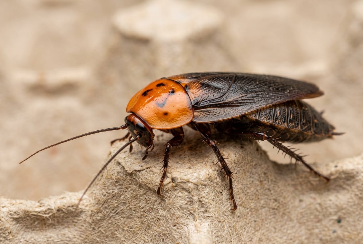 橙頭蟑螂（Eublaberus posticus）