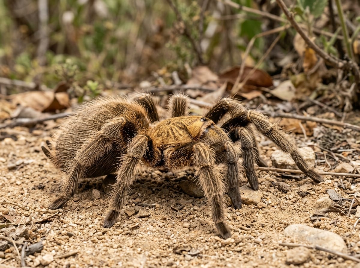 Peruvian blonde tarantula