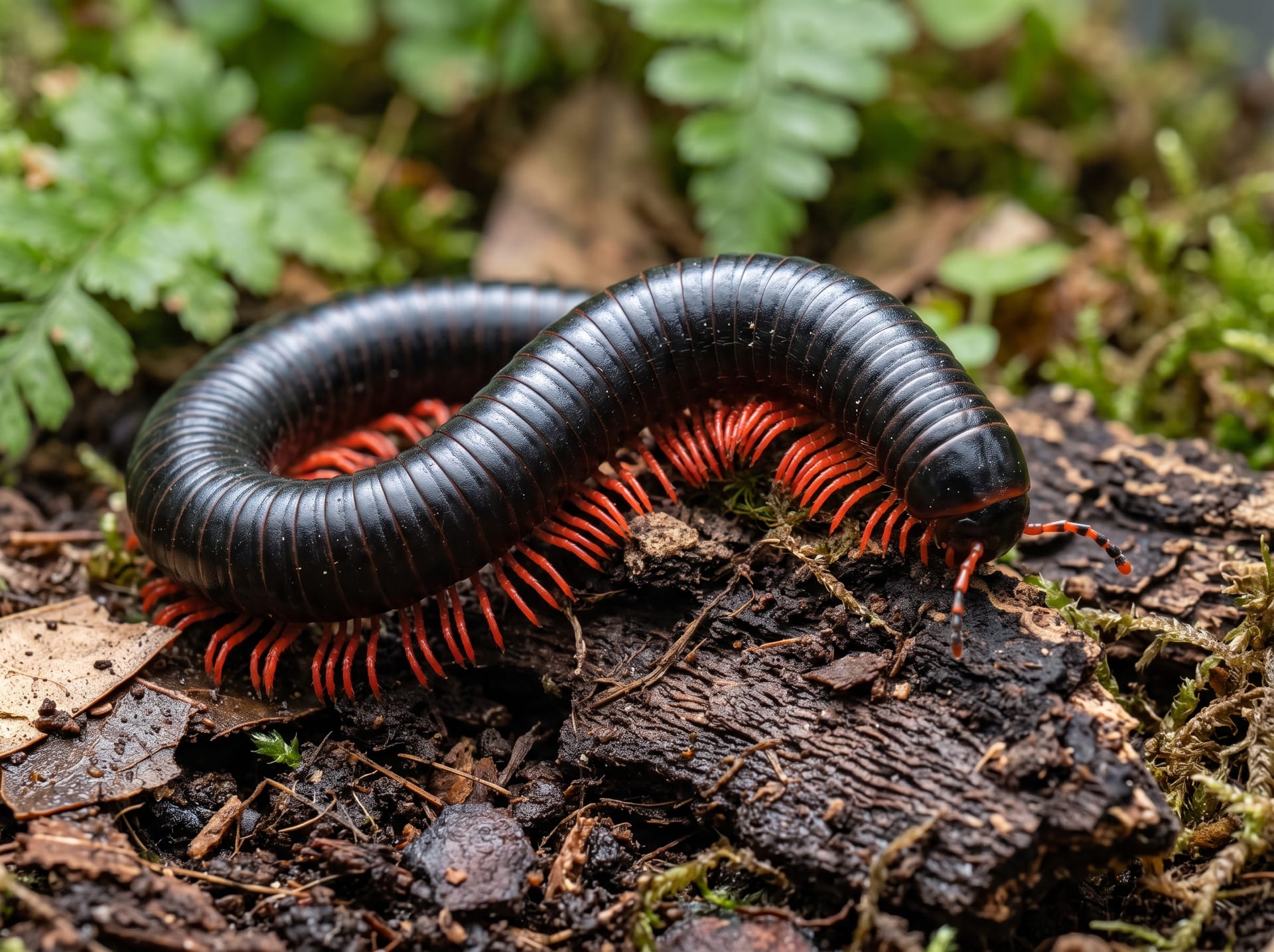 Tanzanian Red Leg Millipede