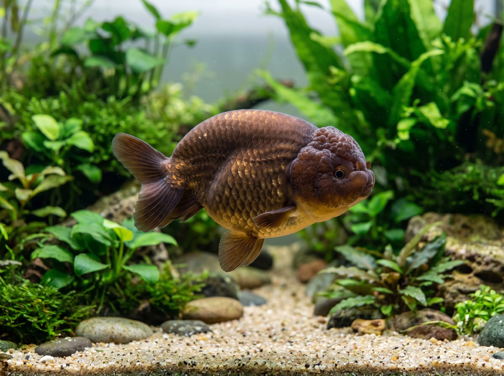 Brown Ranchu