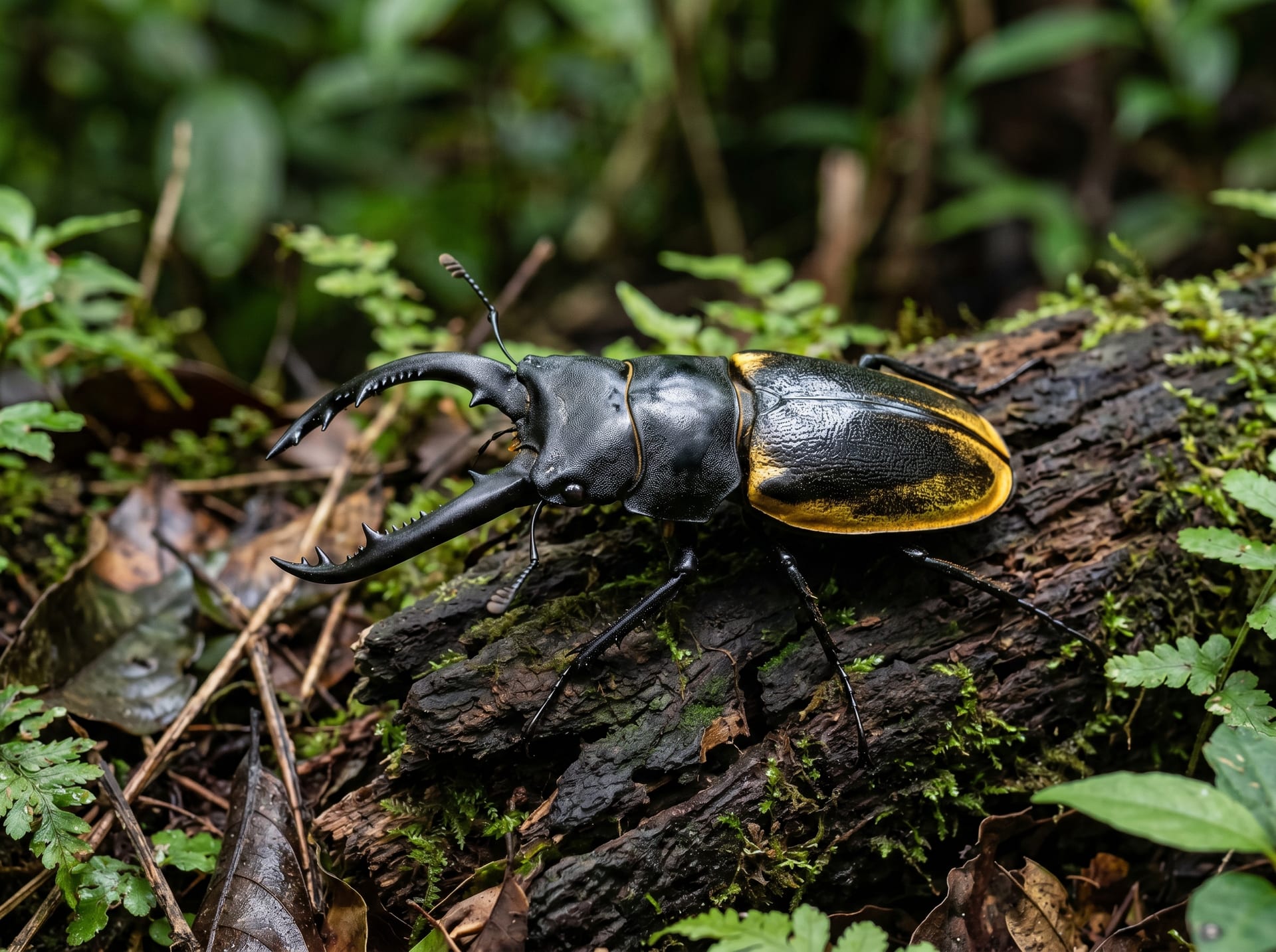 布鲁克锯锹 (Odontolabis brookeana)