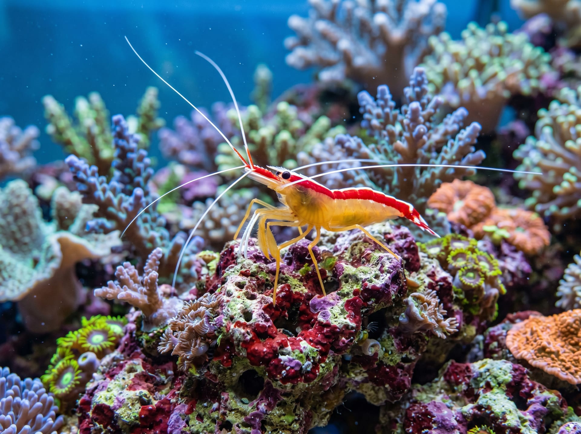 Scarlet Skunk Cleaner Shrimp