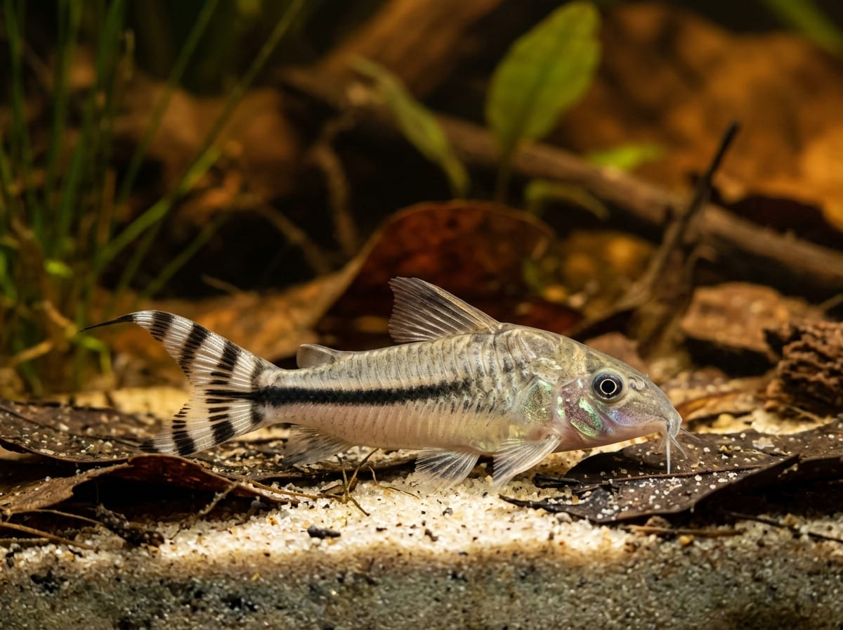 旗尾鼠魚（Brochis robineae）